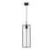 Z-Lite Aura 1 Light Outdoor Chain Mount Ceiling Fixture, 8in. W x 25in. H, Black 5013CHB-BK - alternate 2